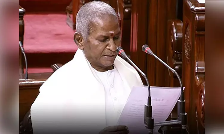  ರಾಜ್ಯಸಭೆ ಸದಸ್ಯರಾಗಿ ಇಳಯರಾಜ ಪ್ರಮಾಣ ವಚನ ಸ್ವೀಕರ