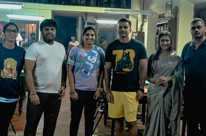  “ಹೊಯ್ಸಳ” ಸೆಟ್ ಗೆ ಭೇಟಿ ನೀಡಿದ ಖ್ಯಾತ ಕ್ರಿಕೆಟ್ ಆಟಗಾರ್ತಿ ವೇದ ಕೃಷ್ಣಮೂರ್ತಿ.